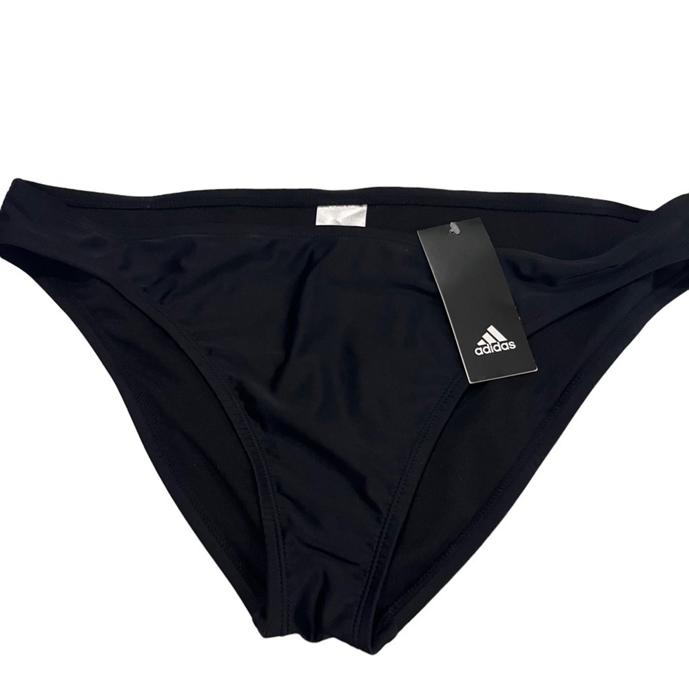 NWT Adidas Black Basic Bikini Swim Bottoms Sz XL
